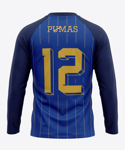 Jersey Puma Pumas UNAM King Manga Larga – Azul