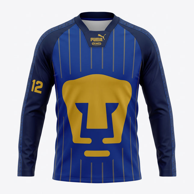 Jersey Puma Pumas UNAM King Manga Larga – Azul