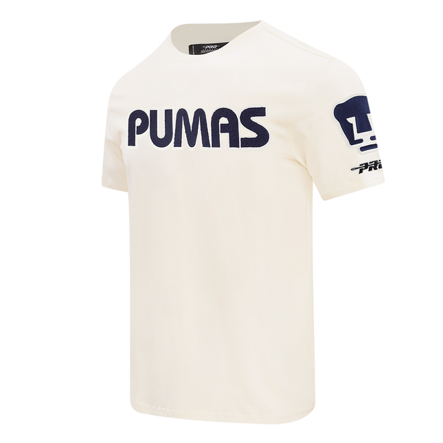 PLAYERA LIGA MX PUMAS UNAM CLASSIC CHENILLE PARA HOMBRE - BEIGE