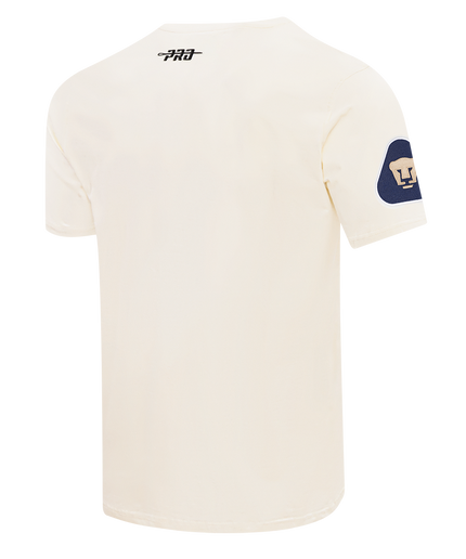 PLAYERA LIGA MX PUMAS UNAM CLASSIC CHENILLE PARA HOMBRE - BEIGE