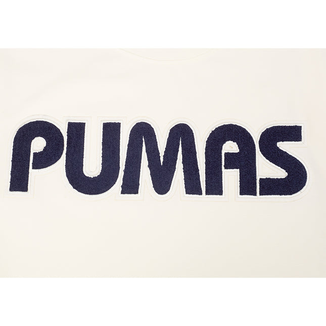 PLAYERA LIGA MX PUMAS UNAM CLASSIC CHENILLE PARA HOMBRE - BEIGE