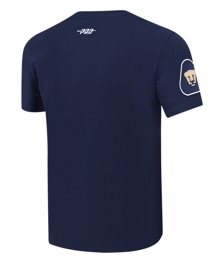 PLAYERA LIGA MX PUMAS UNAM CLASSIC CHENILLE PARA HOMBRE - AZUL MARINO