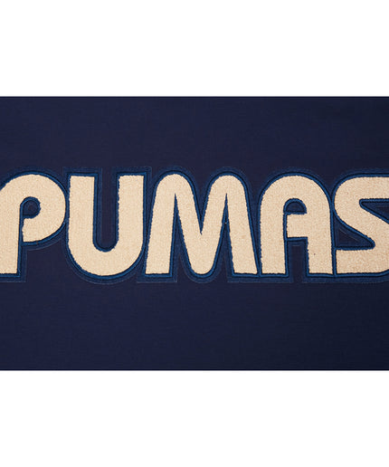 PLAYERA LIGA MX PUMAS UNAM CLASSIC CHENILLE PARA HOMBRE - AZUL MARINO