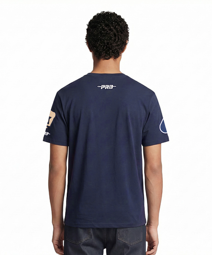 PLAYERA LIGA MX PUMAS UNAM CLASSIC CHENILLE PARA HOMBRE - AZUL MARINO