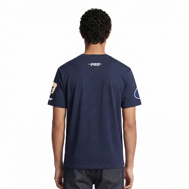 PLAYERA LIGA MX PUMAS UNAM CLASSIC CHENILLE PARA HOMBRE - AZUL MARINO