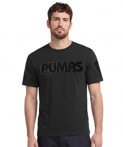 PLAYERA LIGA MX PUMAS UNAM TRIPLE BLACK PARA HOMBRE
