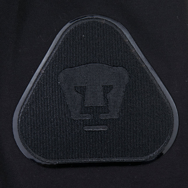 SUDADERA CON GORRO LIGA MX PUMAS UNAM TRIPLE BLACK PARA HOMBRE