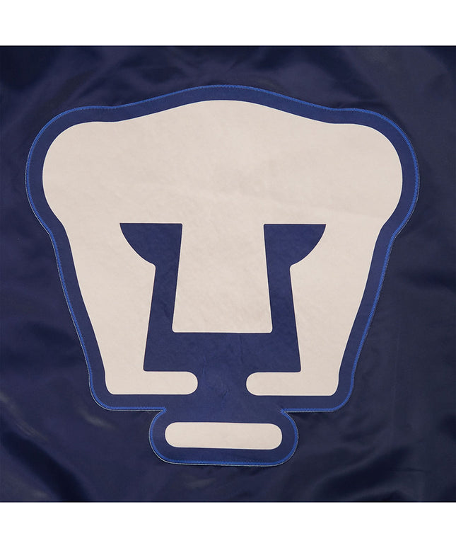 CHAMARRA DE SATIN LIGA MX PUMAS UNAM CLASSIC CHENILLE PARA HOMBRE