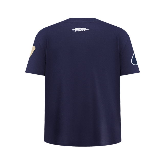 PLAYERA DE MANGA CORTA LIGA MX PUMAS UNAM CLASSIC CHENILLE PARA NIÑO JUNIOR