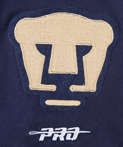 PLAYERA DE MANGA CORTA LIGA MX PUMAS UNAM CLASSIC CHENILLE PARA NIÑO JUNIOR