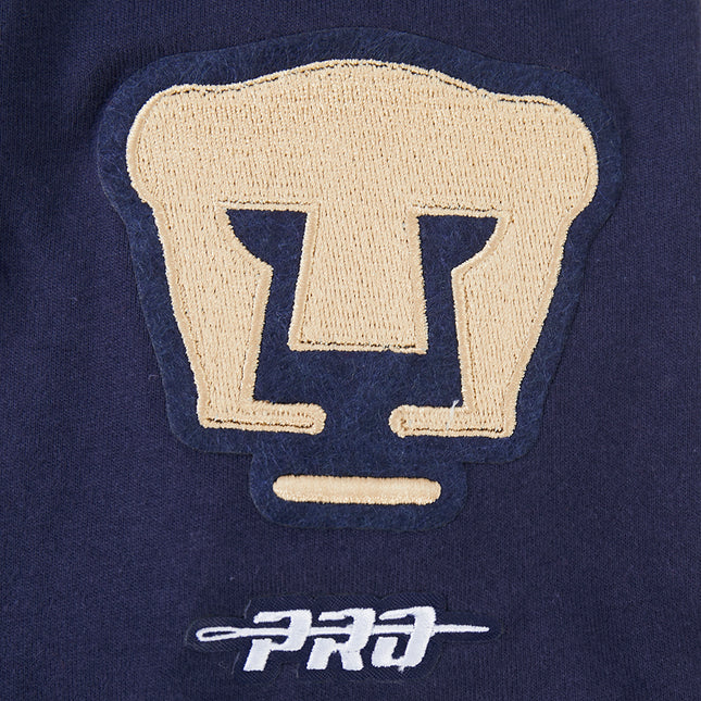 PLAYERA DE MANGA CORTA LIGA MX PUMAS UNAM CLASSIC CHENILLE PARA NIÑO JUNIOR
