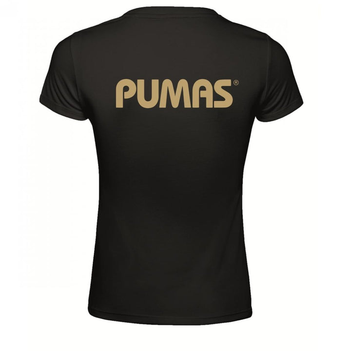 Playera Mujer Pumas Logo Dorado-Playeras-Tienda-Pumas-Oficial