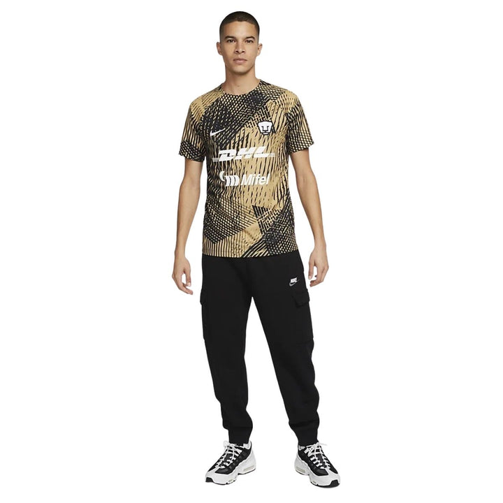 Playera Nike Pumas UNAM Hombre Pre Match DO8611-011--Tienda-Pumas-Oficial