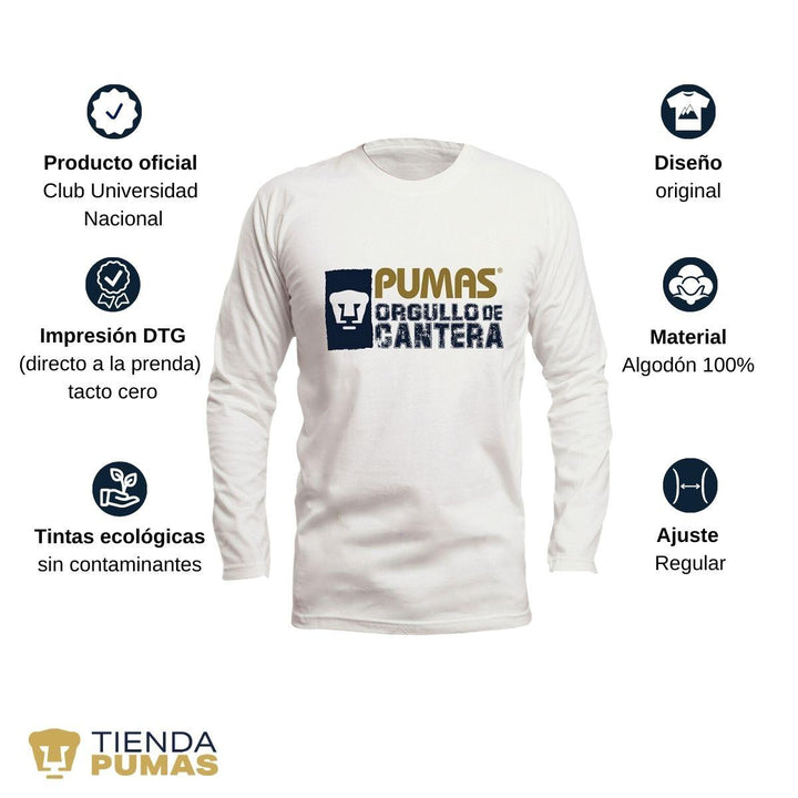 Playera Pumas UNAM Hombre Cantera OD77336-Playeras-Tienda-Pumas-Oficial