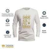 Playera Pumas UNAM Hombre Sangre Azul Y Piel Dorada OD77349-Playeras-Tienda-Pumas-Oficial